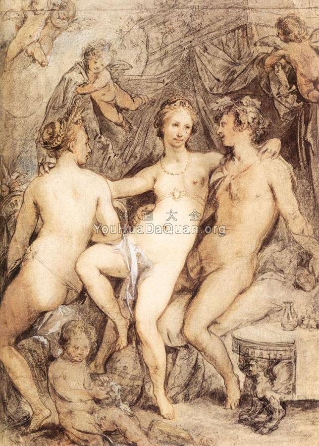 Venus between Ceres and Bacchus - 亨德里克·格兹乌斯